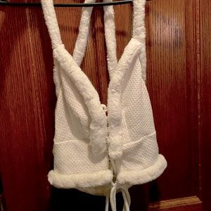 Fuzzy Winter Crop Top 🌟